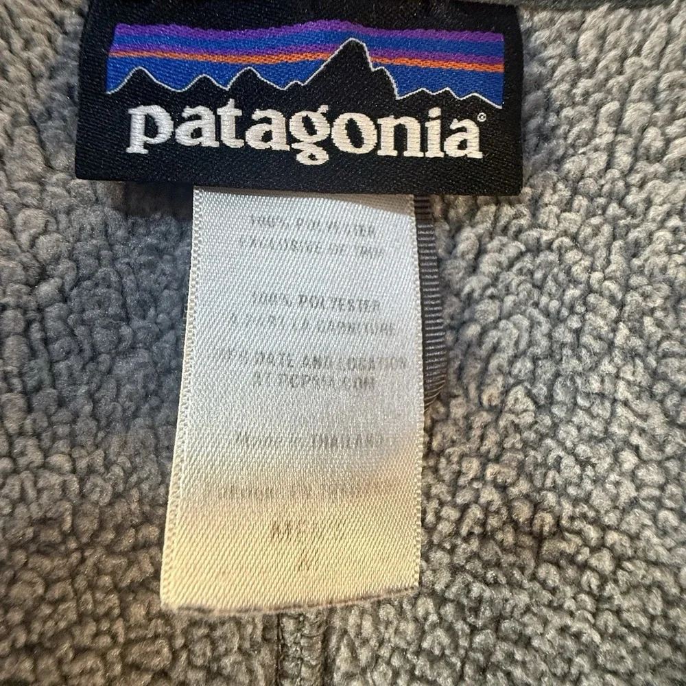 Patagonia Better Sweater Men's M Gray 1/4 Zip Fleece Pullover Jacket Pocket